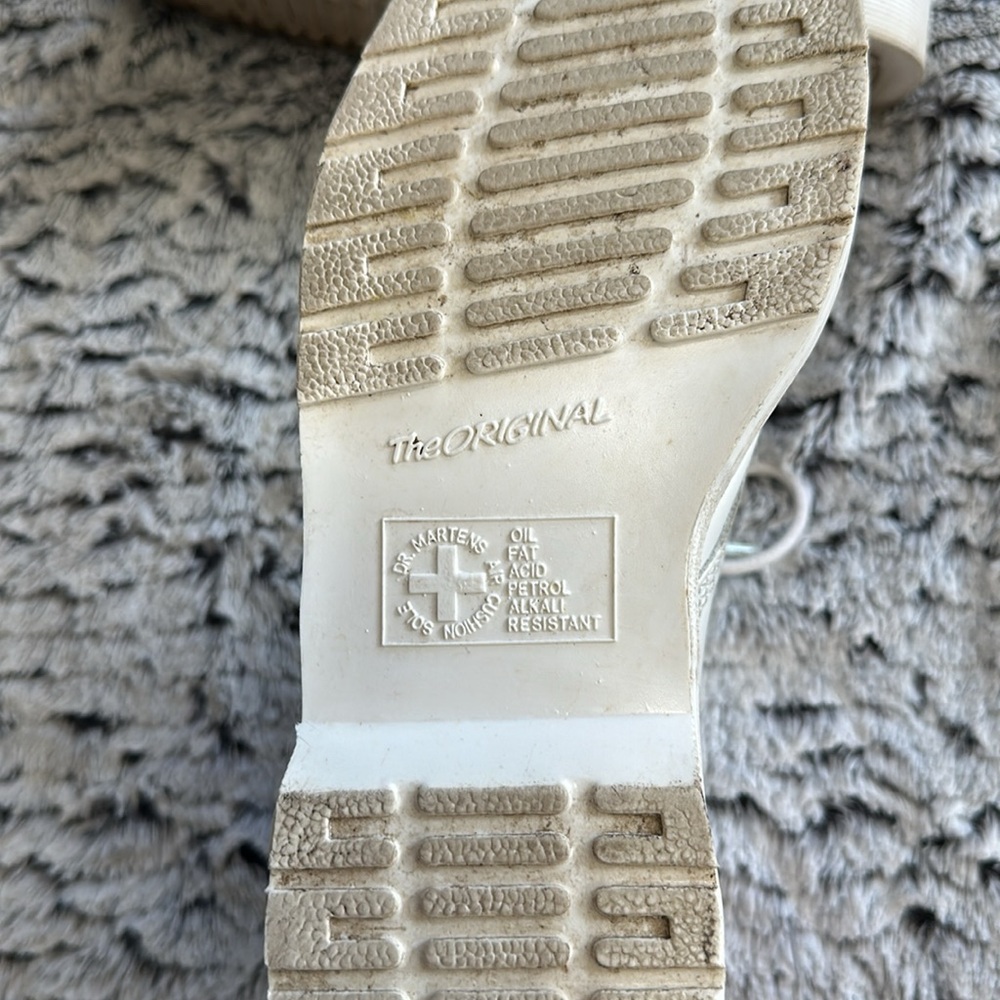 Dr. Marten 1460 Mono White Boots - Picture 2 of 6